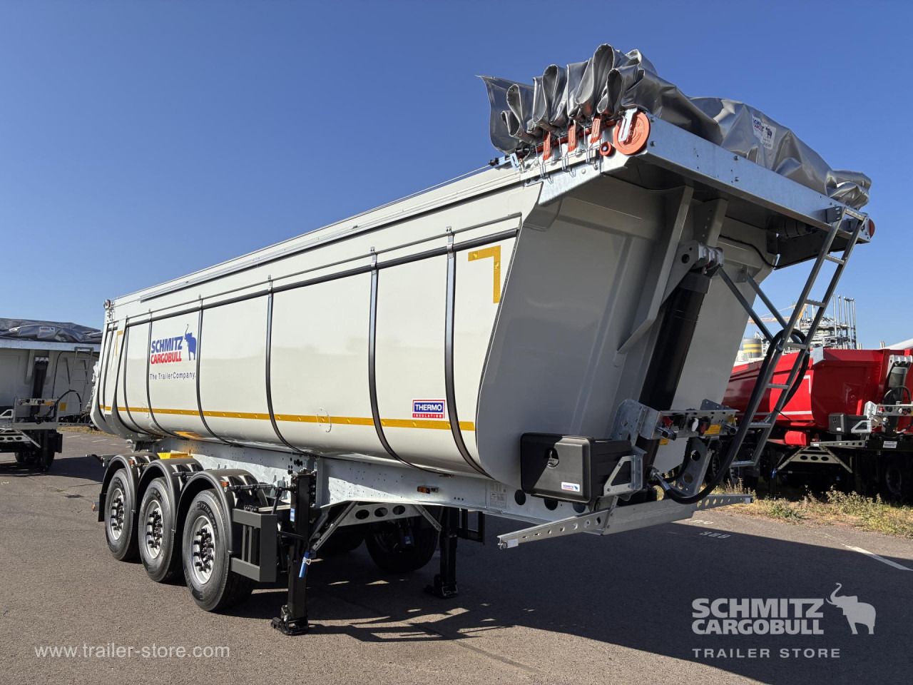 SCHMITZ Auflieger Kipper Stahlrundmulde Insulated Hollow - قلابة نصف مقطورة نصف مقطورة قلابة: صورة 1 SCHMITZ Auflieger Kipper Stahlrundmulde Insulated Hollow - قلابة نصف مقطورة نصف مقطورة قلابة: صورة 1