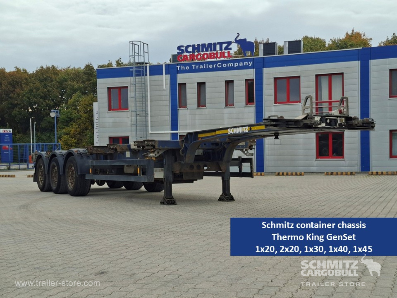 SCHMITZ Containerchassis Standard - نصف مقطورة لنقل الحاويات: صورة 1 SCHMITZ Containerchassis Standard - نصف مقطورة لنقل الحاويات: صورة 1