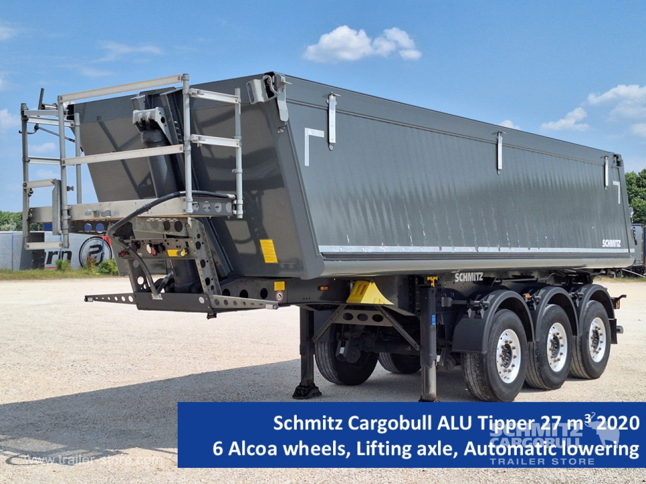 SCHMITZ Tipper Alu-square sided body 27m³ - قلابة نصف مقطورة نصف مقطورة قلابة: صورة 1 SCHMITZ Tipper Alu-square sided body 27m³ - قلابة نصف مقطورة نصف مقطورة قلابة: صورة 1