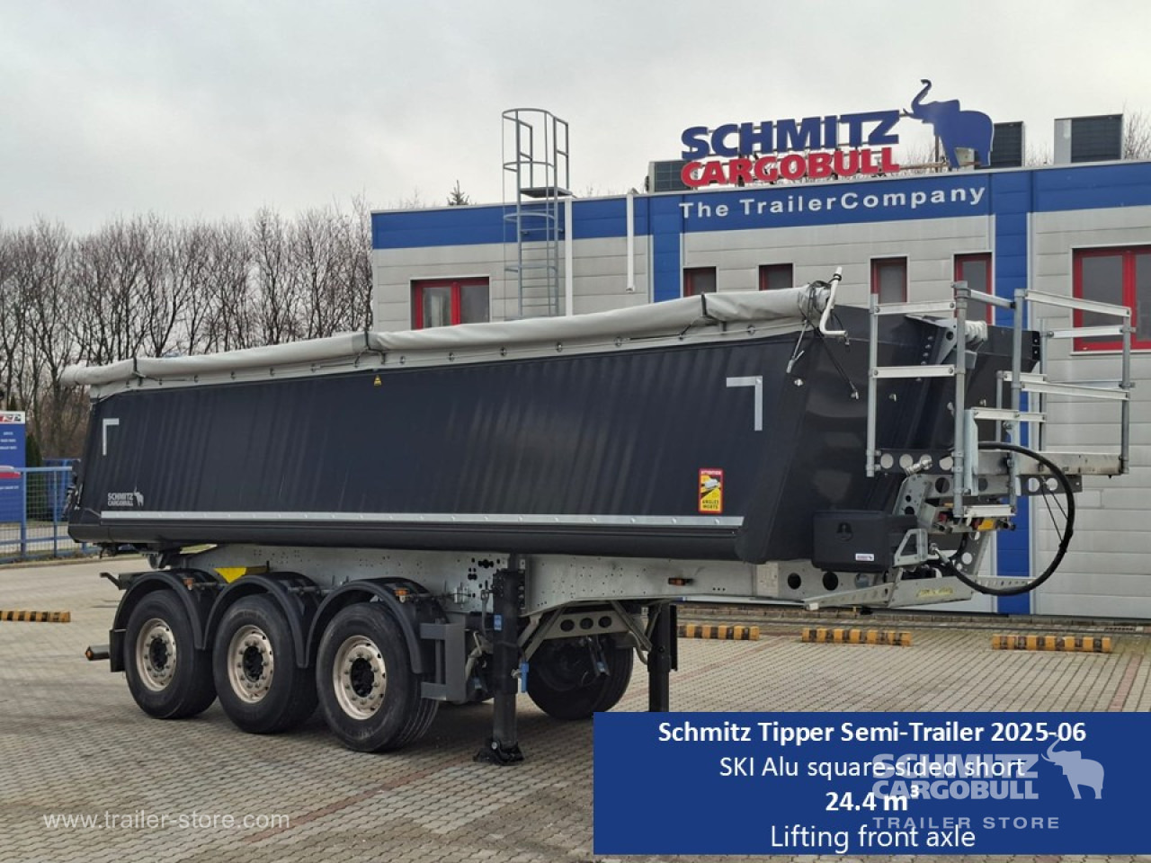 SCHMITZ Tipper Alu-square sided body - قلابة نصف مقطورة نصف مقطورة قلابة: صورة 1 SCHMITZ Tipper Alu-square sided body - قلابة نصف مقطورة نصف مقطورة قلابة: صورة 1