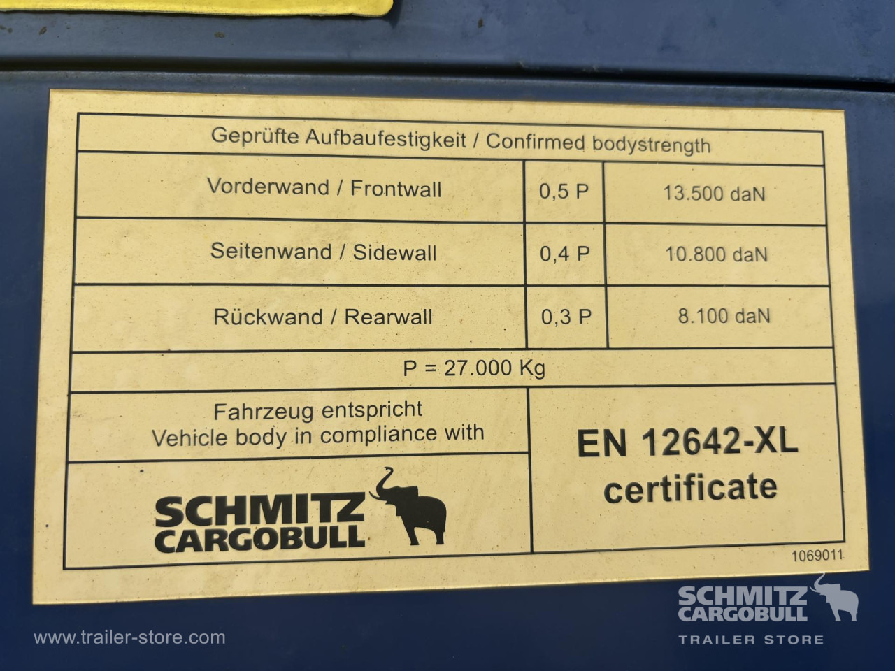 نصف مقطورة ستارة SCHMITZ Curtainsider Standard: صورة 9