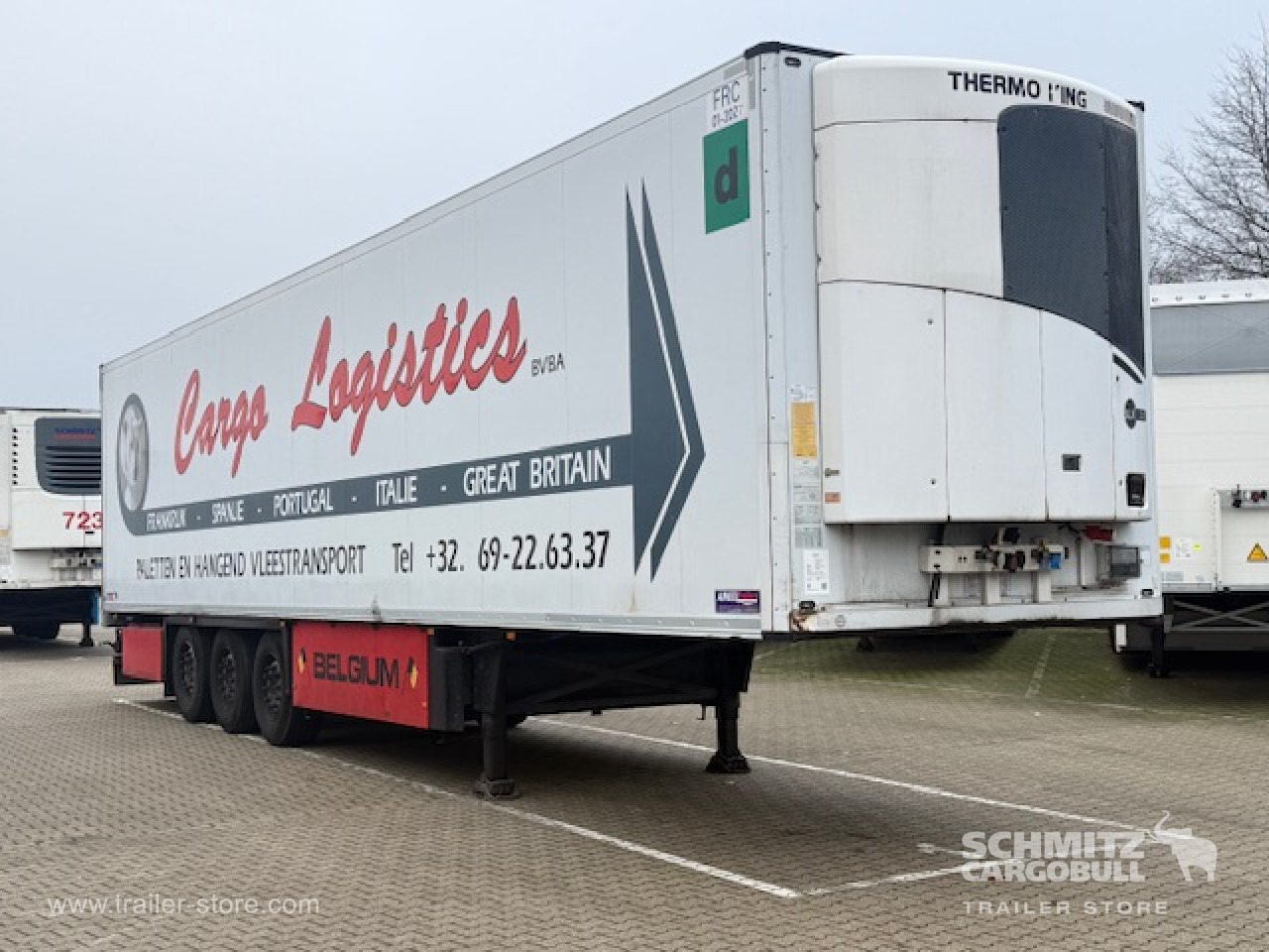 نصف مقطورة متساوي الحرارة SCHMITZ Oplegger Vries Vleeshangwerk: صورة 10 نصف مقطورة متساوي الحرارة SCHMITZ Oplegger Vries Vleeshangwerk: صورة 10