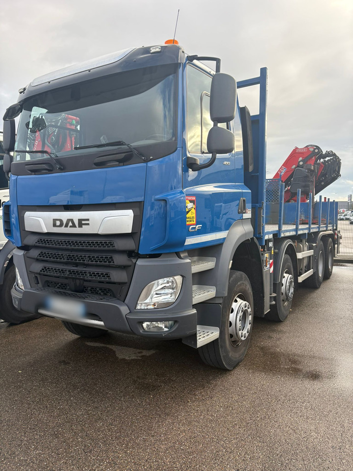 DAF CF 480 8x4 E6 / Fassi F315A.2.26 crane / flatbedCF 480 8x4 E6 / Fassi F315A.2.26 crane / flatbed - شاحنات مسطحة, شاحنة كرين: صورة 1 DAF CF 480 8x4 E6 / Fassi F315A.2.26 crane / flatbedCF 480 8x4 E6 / Fassi F315A.2.26 crane / flatbed - شاحنات مسطحة, شاحنة كرين: صورة 1