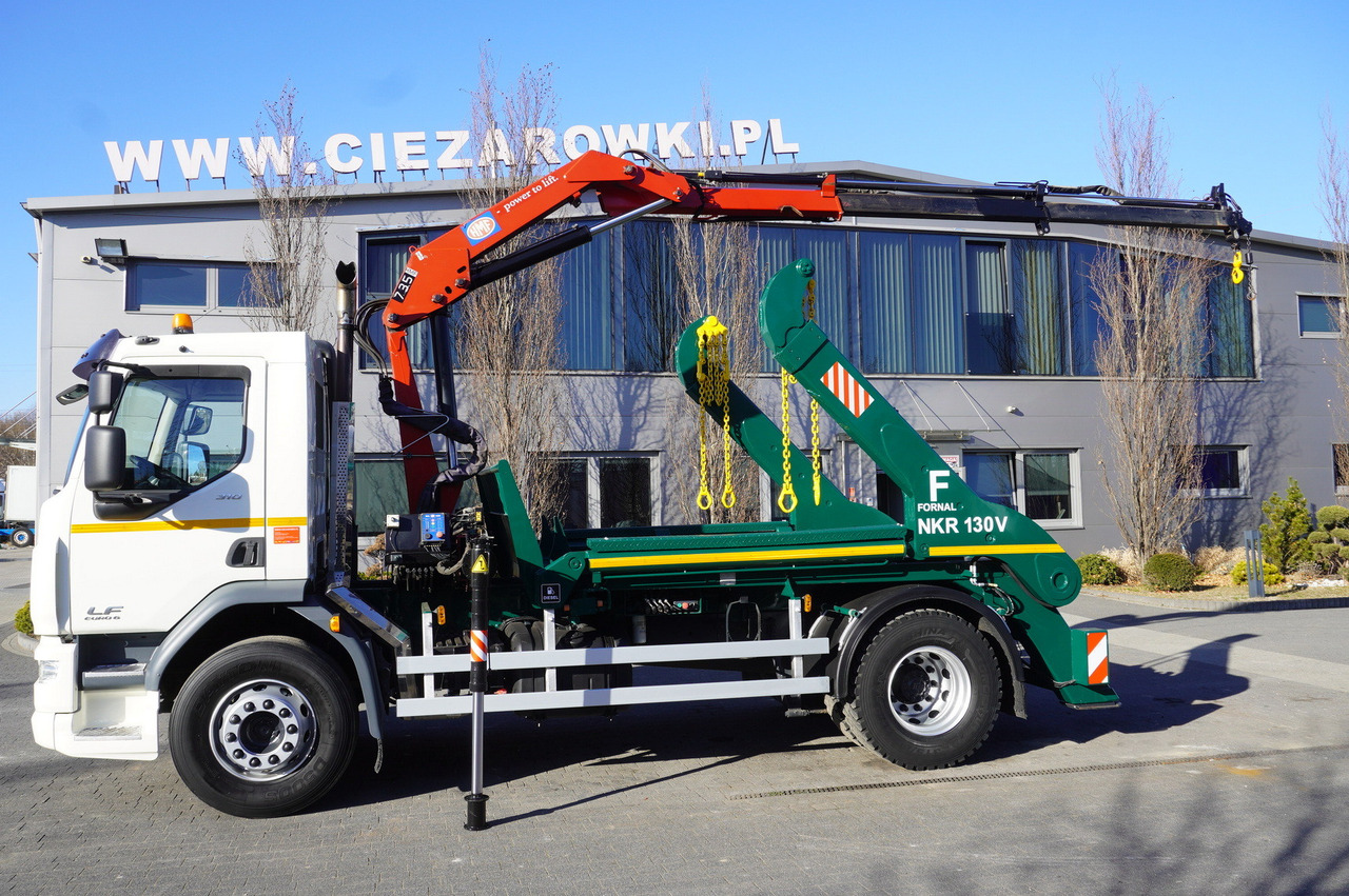 DAF LF 18.310 E6 / Skip loader Fornal NKR 130V / HDS HMF 735 K2 / Manual gearbox - شاحنة ذات خطاف, شاحنة كرين: صورة 4 DAF LF 18.310 E6 / Skip loader Fornal NKR 130V / HDS HMF 735 K2 / Manual gearbox - شاحنة ذات خطاف, شاحنة كرين: صورة 4