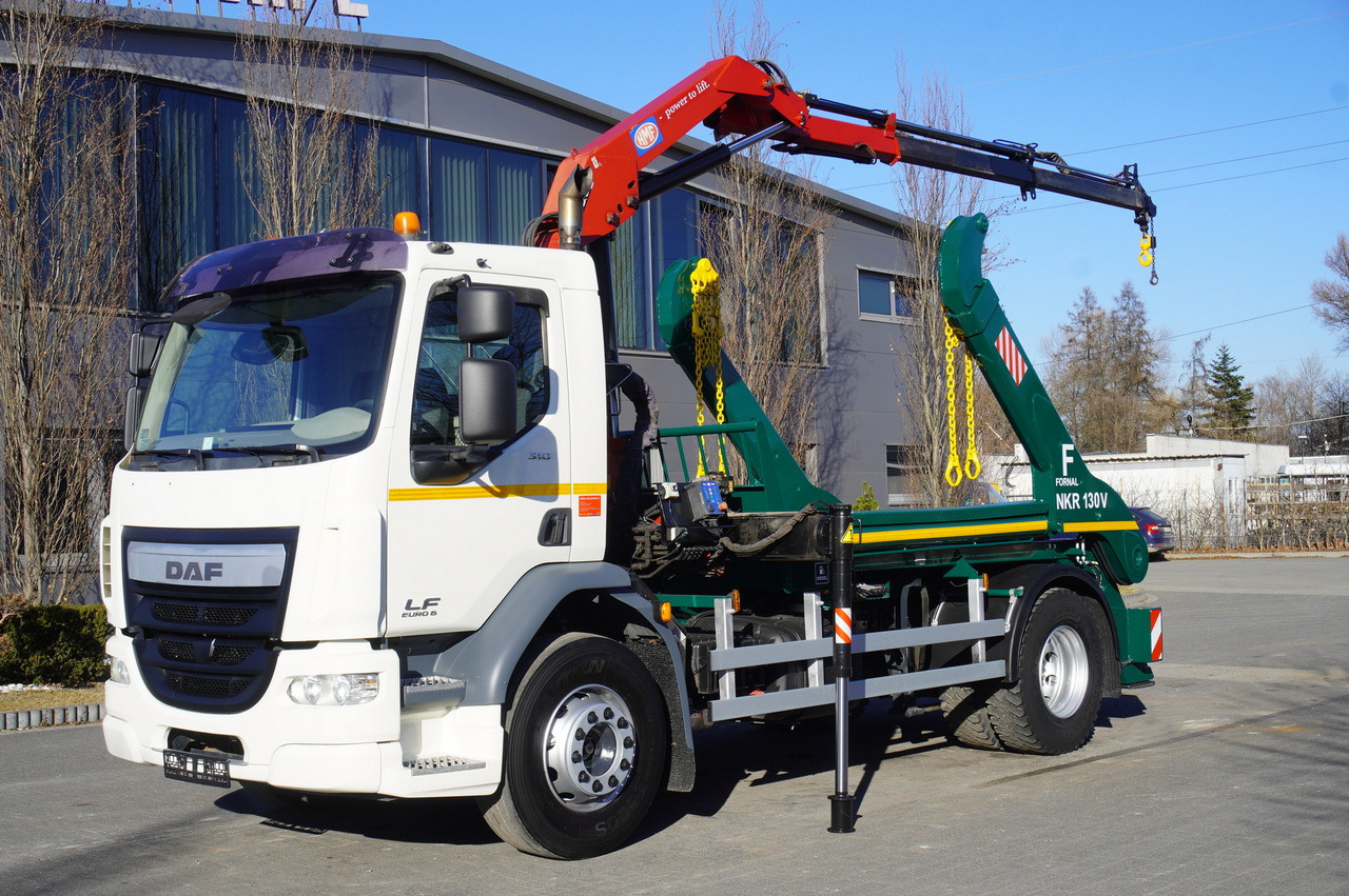DAF LF 18.310 E6 / Skip loader Fornal NKR 130V / HDS HMF 735 K2 / Manual gearbox - شاحنة كرين: صورة 2 DAF LF 18.310 E6 / Skip loader Fornal NKR 130V / HDS HMF 735 K2 / Manual gearbox - شاحنة كرين: صورة 2