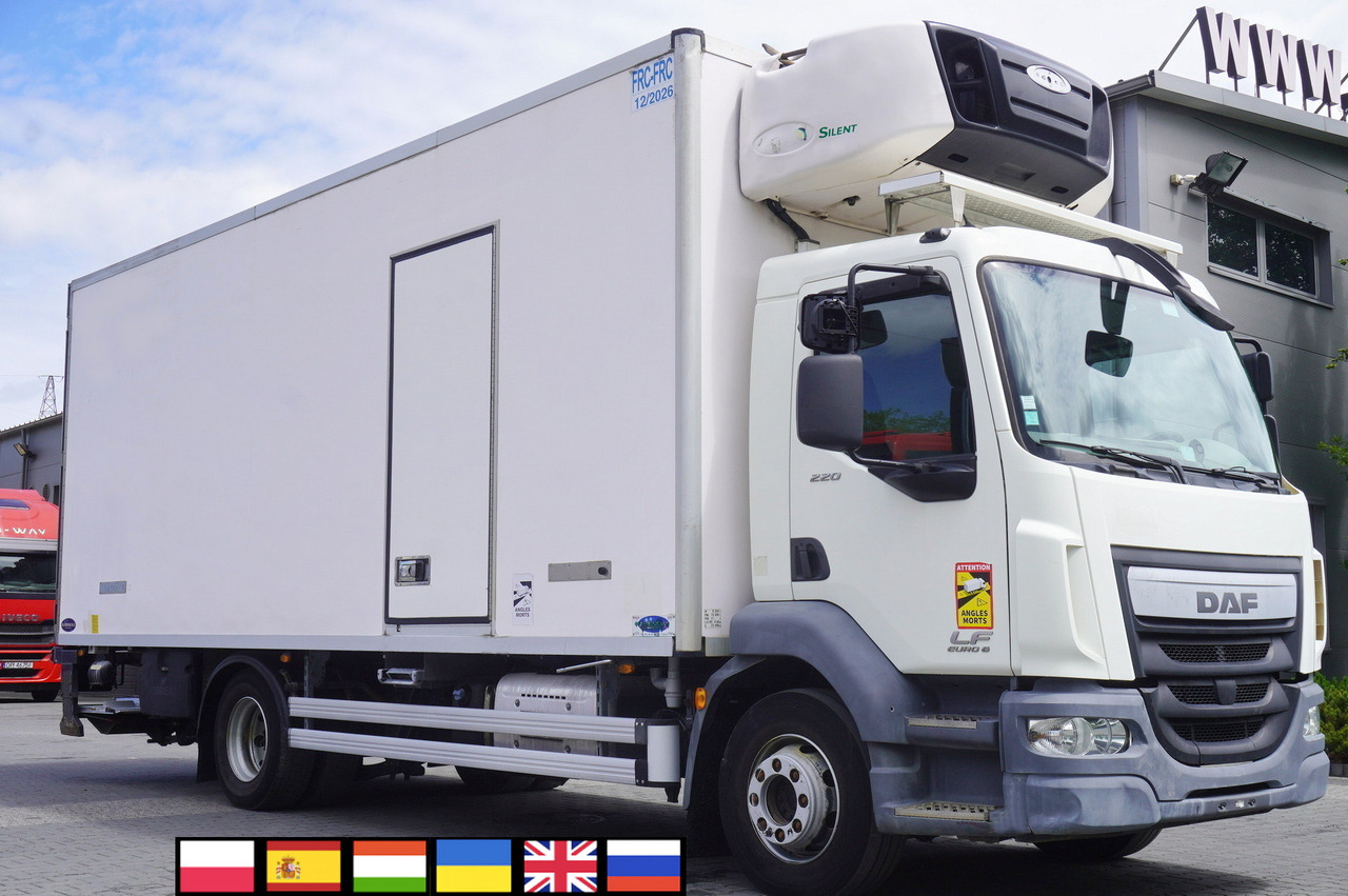 DAF LF 220 / Refrigerator 16 EPAL Multitemp / Carrier Supra 1150 MT / Palfinger 1500 kg - شاحنة الفريزر: صورة 1 DAF LF 220 / Refrigerator 16 EPAL Multitemp / Carrier Supra 1150 MT / Palfinger 1500 kg - شاحنة الفريزر: صورة 1