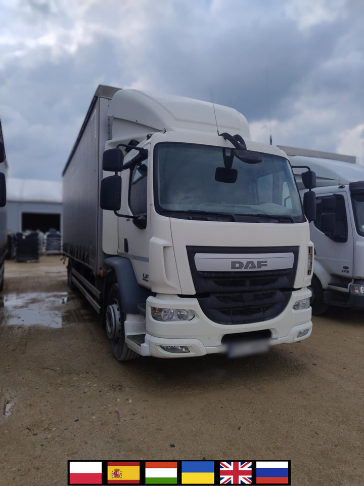 DAF LF 250 / Curtainsider 18 EPAL / sleeping cab - شاحنة ستارة: صورة 1 DAF LF 250 / Curtainsider 18 EPAL / sleeping cab - شاحنة ستارة: صورة 1
