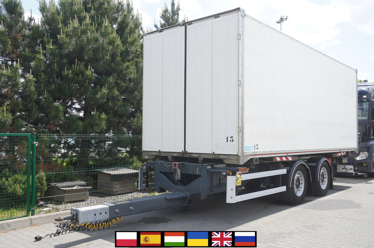 Fruehauf passthrough box trailer 18 EPAL / 2021 / SAF axles - مقطورة صندوق مغلق: صورة 1 Fruehauf passthrough box trailer 18 EPAL / 2021 / SAF axles - مقطورة صندوق مغلق: صورة 1