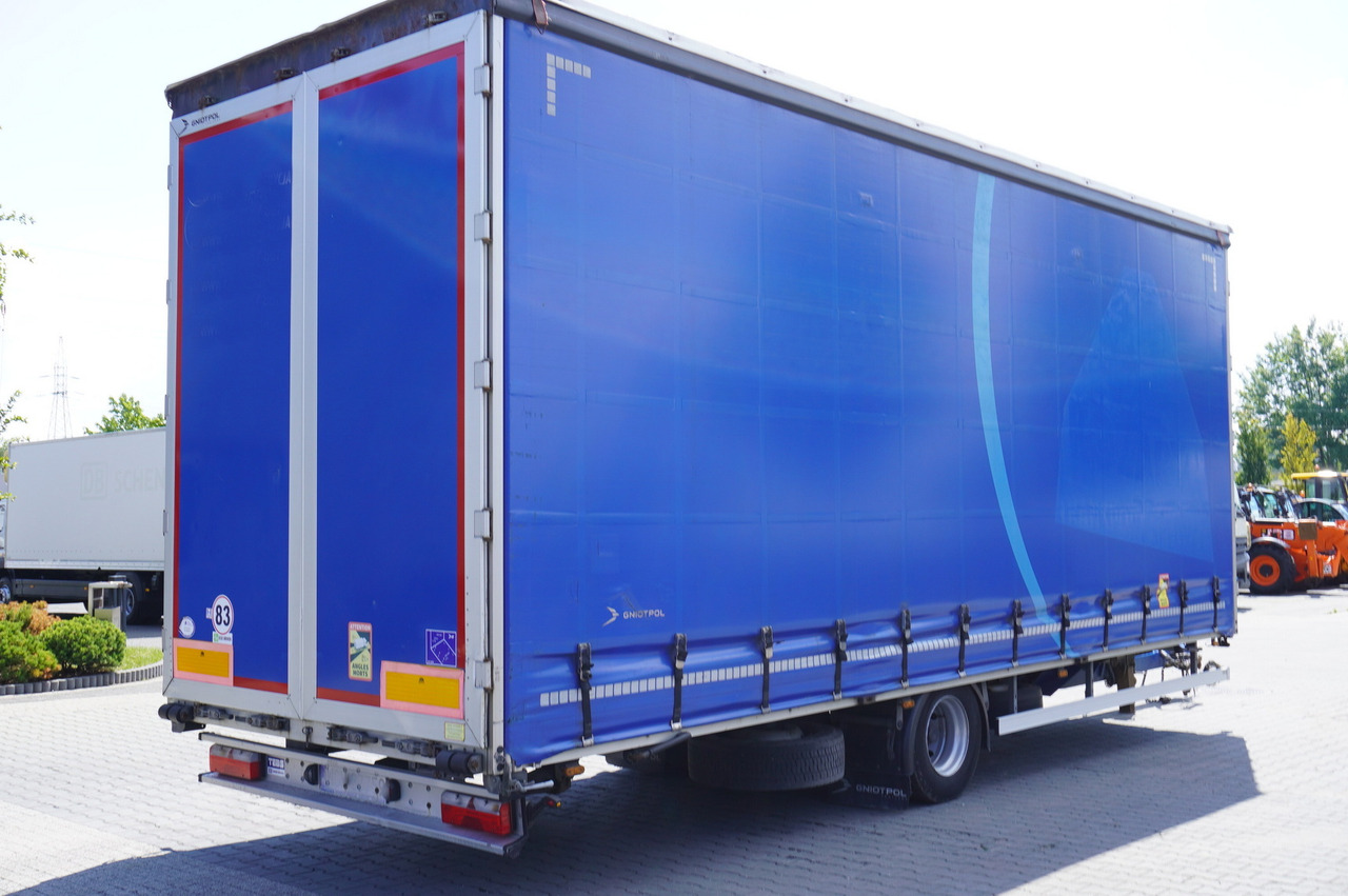 Gniotpol Tandem trailer / 10t / 2018 / 19 pallets - مقطورة ستارة جانبية: صورة 4 Gniotpol Tandem trailer / 10t / 2018 / 19 pallets - مقطورة ستارة جانبية: صورة 4