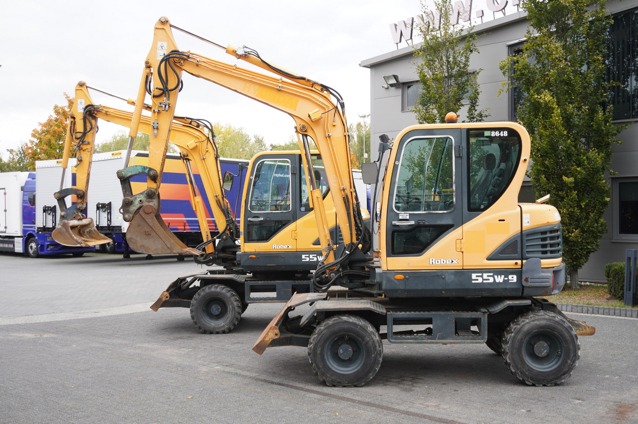 Hyundai Robex 55W-9 Wheeled Excavator 5.5t / 2pcs - حفارة: صورة 1 Hyundai Robex 55W-9 Wheeled Excavator 5.5t / 2pcs - حفارة: صورة 1