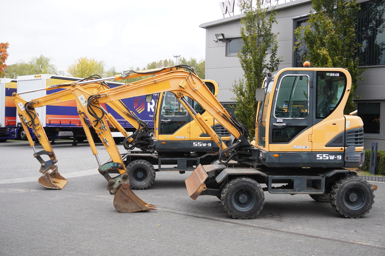 Hyundai Robex 55W-9 Wheeled Excavator 5.5t / 2pcs - حفارة: صورة 2 Hyundai Robex 55W-9 Wheeled Excavator 5.5t / 2pcs - حفارة: صورة 2