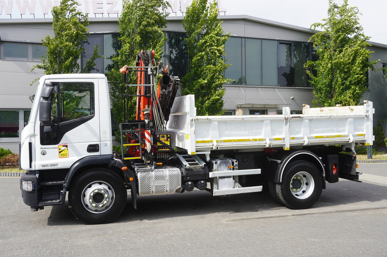 IVECO Eurocargo 160-250 / Fassi F95 crane / 120 tho. km / 3-sided tipper - شاحنة قلاب, شاحنة كرين: صورة 5 IVECO Eurocargo 160-250 / Fassi F95 crane / 120 tho. km / 3-sided tipper - شاحنة قلاب, شاحنة كرين: صورة 5