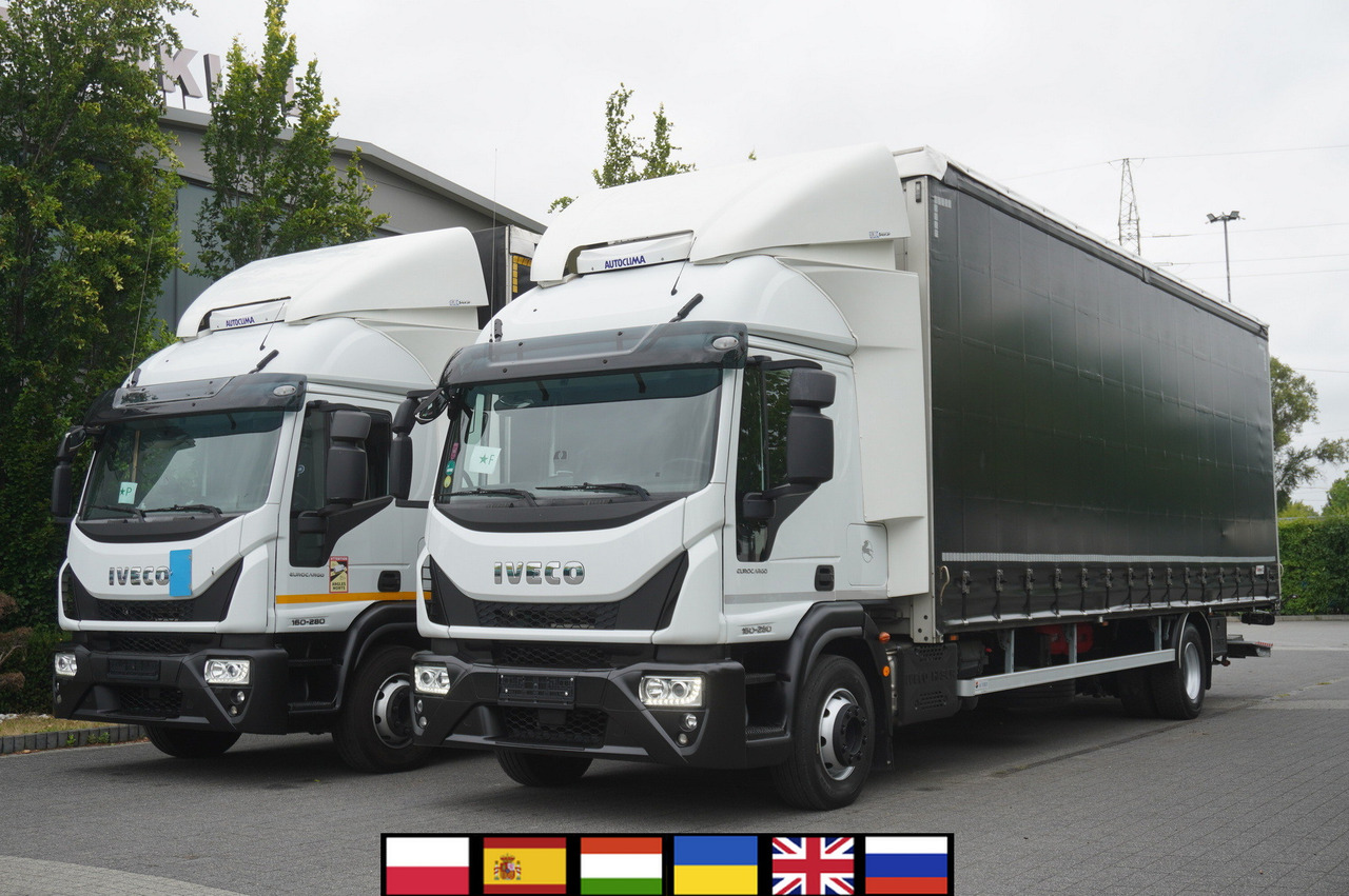 IVECO Eurocargo ML 160E28 E6 Glob / Curtainsider 21 EPAL / 2023 / 2 identical units - شاحنة قلاب: صورة 1 IVECO Eurocargo ML 160E28 E6 Glob / Curtainsider 21 EPAL / 2023 / 2 identical units - شاحنة قلاب: صورة 1