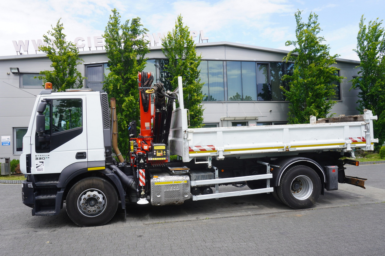 IVECO STRALIS 330 E6 / FASSI 195A 8.5 T / 3-side tipper - شاحنة قلاب, شاحنة كرين: صورة 3 IVECO STRALIS 330 E6 / FASSI 195A 8.5 T / 3-side tipper - شاحنة قلاب, شاحنة كرين: صورة 3