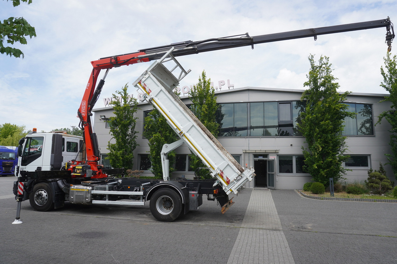 IVECO STRALIS 330 E6 / FASSI 195A 8.5 T / 3-side tipper - شاحنة قلاب, شاحنة كرين: صورة 4 IVECO STRALIS 330 E6 / FASSI 195A 8.5 T / 3-side tipper - شاحنة قلاب, شاحنة كرين: صورة 4
