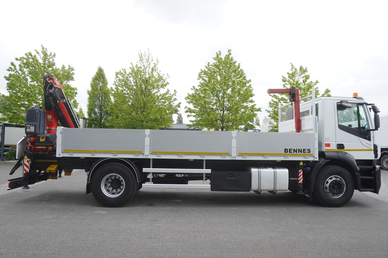 شاحنات مسطحة, شاحنة كرين Iveco Stralis 310 / 34 tho km !!! / FASSI 4 Tons 400 MTH! / Flatbed: صورة 9