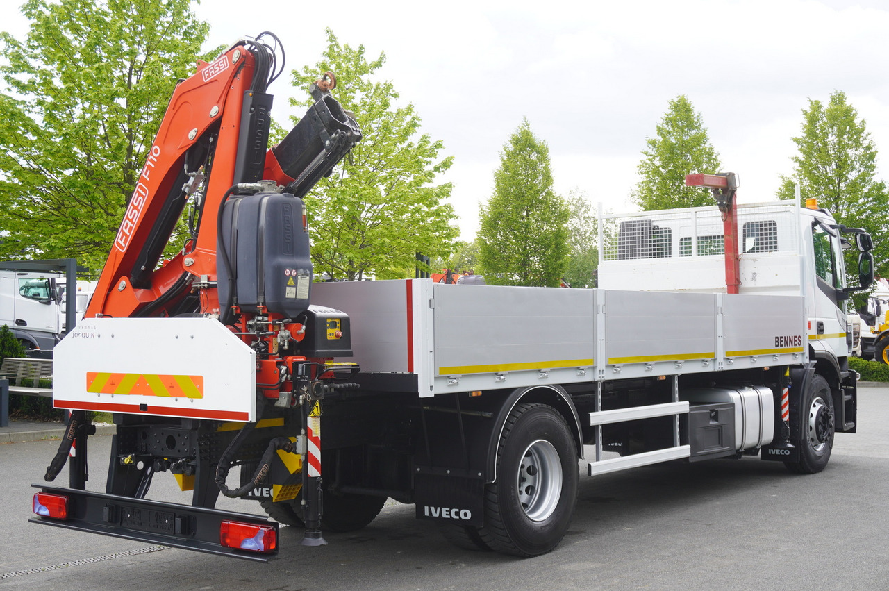 شاحنات مسطحة, شاحنة كرين Iveco Stralis 310 / 34 tho km !!! / FASSI 4 Tons 400 MTH! / Flatbed: صورة 8
