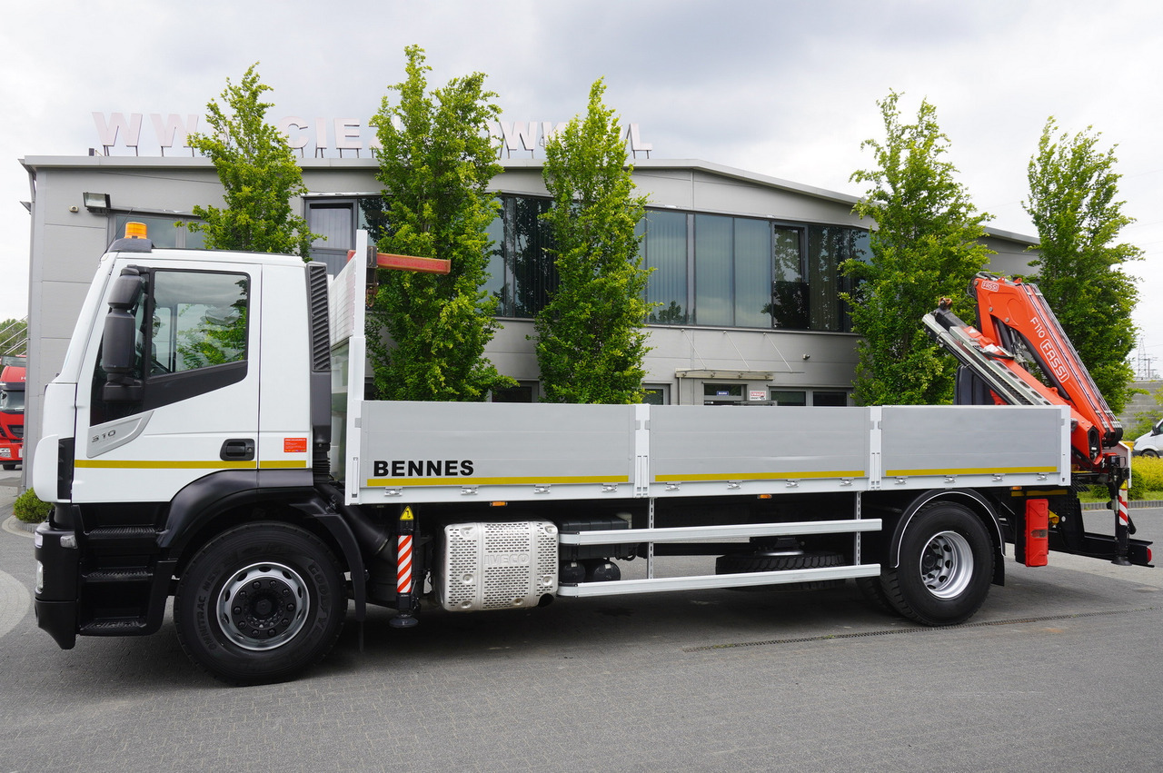 شاحنات مسطحة, شاحنة كرين Iveco Stralis 310 / 34 tho km !!! / FASSI 4 Tons 400 MTH! / Flatbed: صورة 6