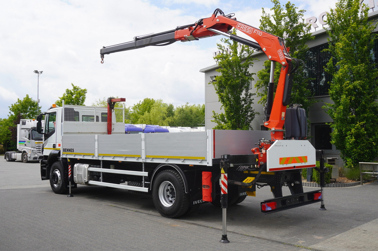 شاحنات مسطحة, شاحنة كرين Iveco Stralis 310 / 34 tho km !!! / FASSI 4 Tons 400 MTH! / Flatbed: صورة 7