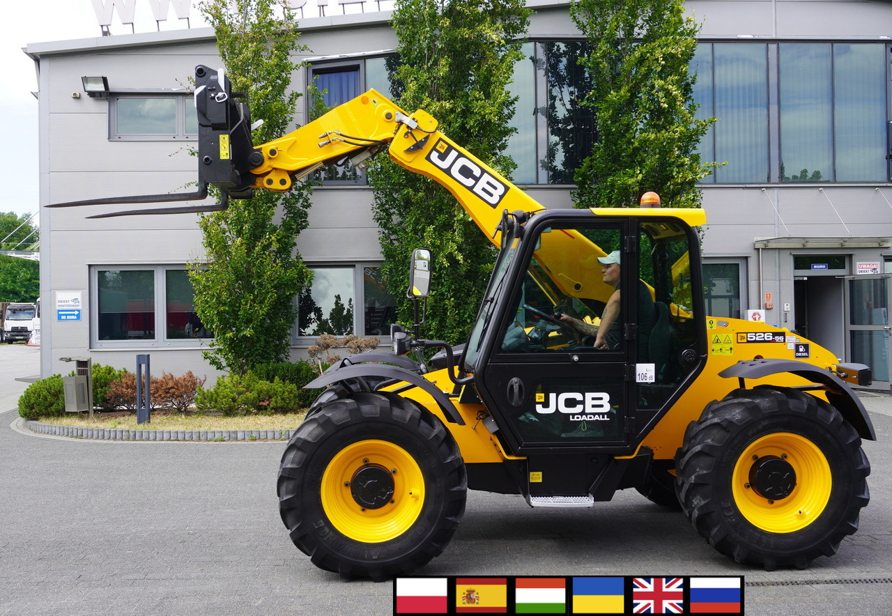 JCB 526-56 AGRI Plus / 5.6 m telescopic loader / joystick - جرافة ذات عجلات تلسكوبية: صورة 1 JCB 526-56 AGRI Plus / 5.6 m telescopic loader / joystick - جرافة ذات عجلات تلسكوبية: صورة 1
