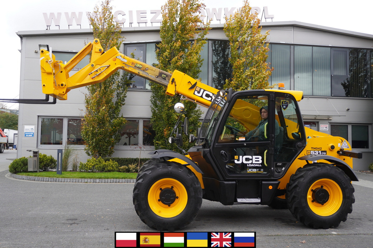 JCB 531-70 / 900 MTH telescopic charger! / 3.1 T / 7 M - جرافة ذات عجلات تلسكوبية: صورة 1 JCB 531-70 / 900 MTH telescopic charger! / 3.1 T / 7 M - جرافة ذات عجلات تلسكوبية: صورة 1
