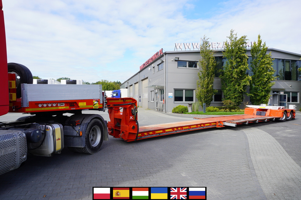 KÄSSBOHRER LB2 TIEF-BETT low loader semi-trailer / 16.5 m / Extendable semi-trailer / steered axles / 2 units - عربة منخفضة مسطحة نصف مقطورة: صورة 1 KÄSSBOHRER LB2 TIEF-BETT low loader semi-trailer / 16.5 m / Extendable semi-trailer / steered axles / 2 units - عربة منخفضة مسطحة نصف مقطورة: صورة 1