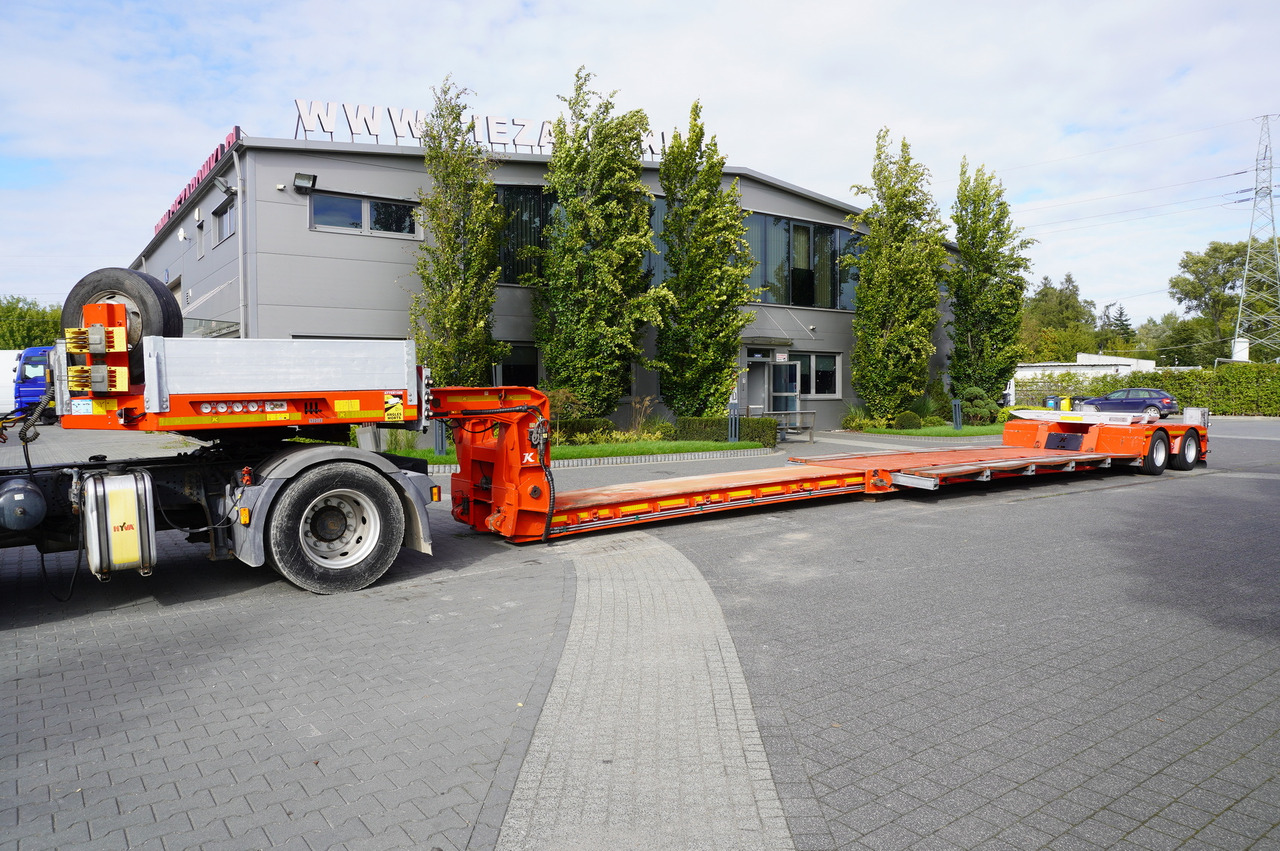 KÄSSBOHRER LB2 TIEF-BETT low loader semi-trailer / 16.5 m / Extendable semi-trailer / steered axles / 2 units - عربة منخفضة مسطحة نصف مقطورة: صورة 3 KÄSSBOHRER LB2 TIEF-BETT low loader semi-trailer / 16.5 m / Extendable semi-trailer / steered axles / 2 units - عربة منخفضة مسطحة نصف مقطورة: صورة 3
