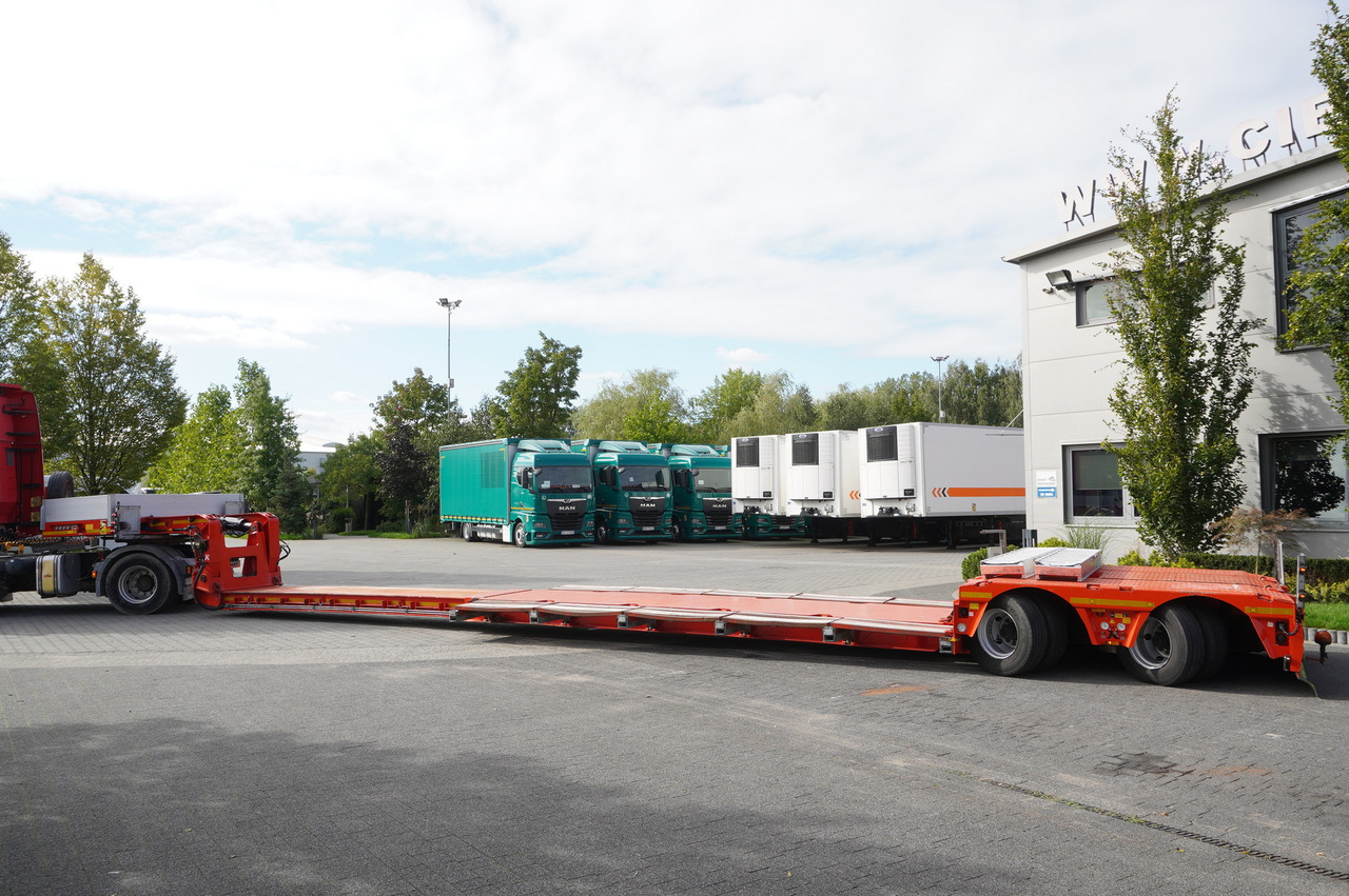 KÄSSBOHRER LB2 TIEF-BETT low loader semi-trailer / 16.5 m / Extendable semi-trailer / steered axles / 2 units - عربة منخفضة مسطحة نصف مقطورة: صورة 5 KÄSSBOHRER LB2 TIEF-BETT low loader semi-trailer / 16.5 m / Extendable semi-trailer / steered axles / 2 units - عربة منخفضة مسطحة نصف مقطورة: صورة 5