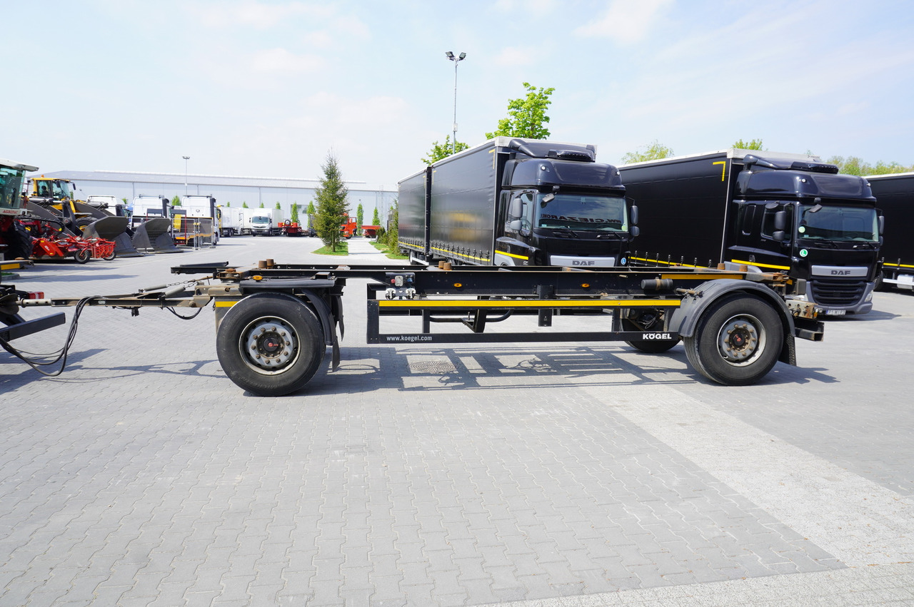 KOGEL AWE 18, two-axle, BDF, 7.5m chassis , air suspension, SAF axles - مقطورة هيكل: صورة 3 KOGEL AWE 18, two-axle, BDF, 7.5m chassis , air suspension, SAF axles - مقطورة هيكل: صورة 3