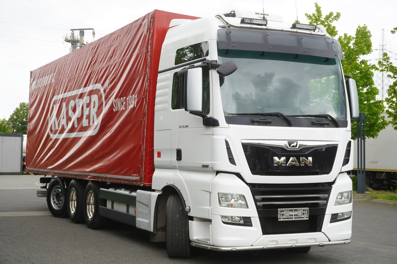 MAN MAN TGX 35.580 E6 8x4 /4 / 23 EPAL tarp superstructure / 4th axle steered MAN MAN TGX 35.580 E6 8x4 /4 / 23 EPAL tarp superstructure / 4th axle steered: صورة 6