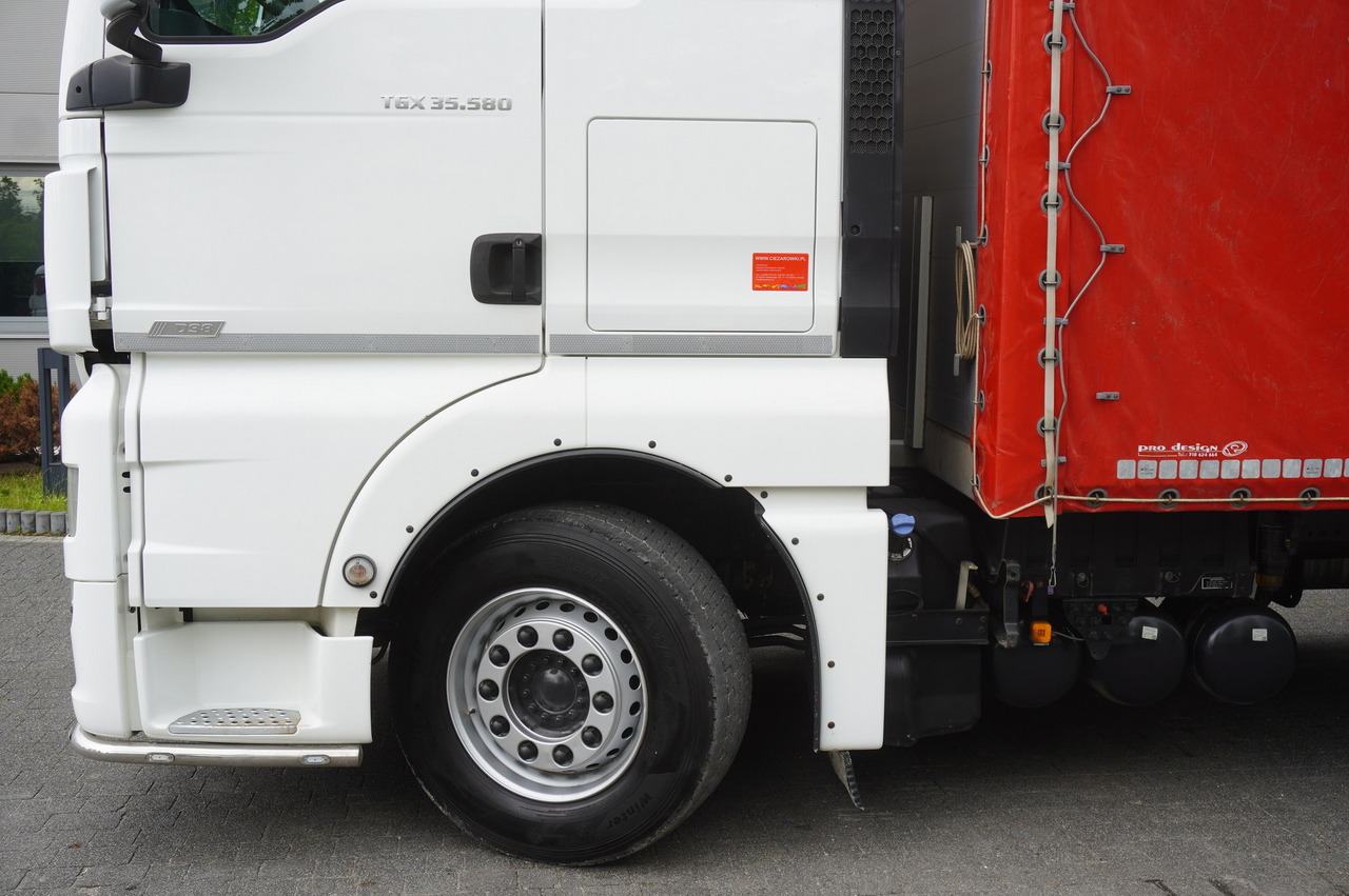 MAN MAN TGX 35.580 E6 8x4 /4 / 23 EPAL tarp superstructure / 4th axle steered MAN MAN TGX 35.580 E6 8x4 /4 / 23 EPAL tarp superstructure / 4th axle steered: صورة 15