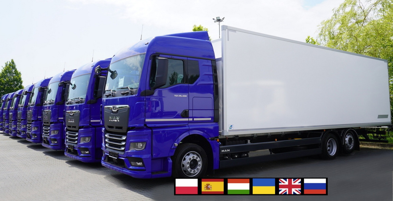 MAN New MAN TGX 26.400 / NEW IGLOOCAR refrigerator 23 pallets / 6×2 / 2024 / 10 units - شاحنة مقفلة: صورة 1 MAN New MAN TGX 26.400 / NEW IGLOOCAR refrigerator 23 pallets / 6×2 / 2024 / 10 units - شاحنة مقفلة: صورة 1