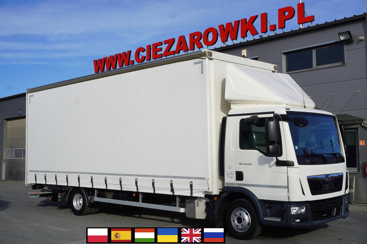 MAN TGL 12.220 / Curtainsider 19 EPAL / 140 tho. km - شاحنة ستارة: صورة 1 MAN TGL 12.220 / Curtainsider 19 EPAL / 140 tho. km - شاحنة ستارة: صورة 1