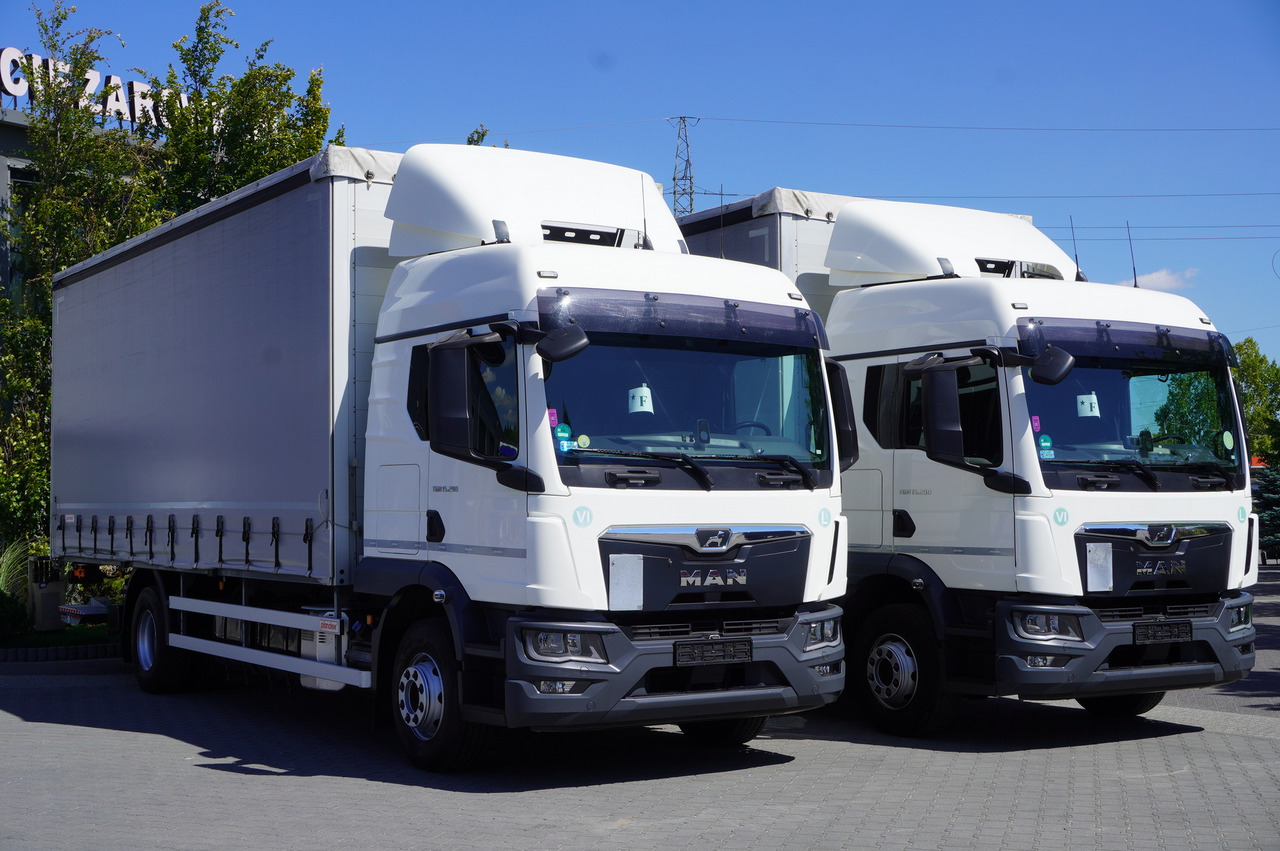 MAN TGM 15.290 Curtainsider / Glob / Manual / 2 beds / 17 EPAL - شاحنة ستارة: صورة 1 MAN TGM 15.290 Curtainsider / Glob / Manual / 2 beds / 17 EPAL - شاحنة ستارة: صورة 1