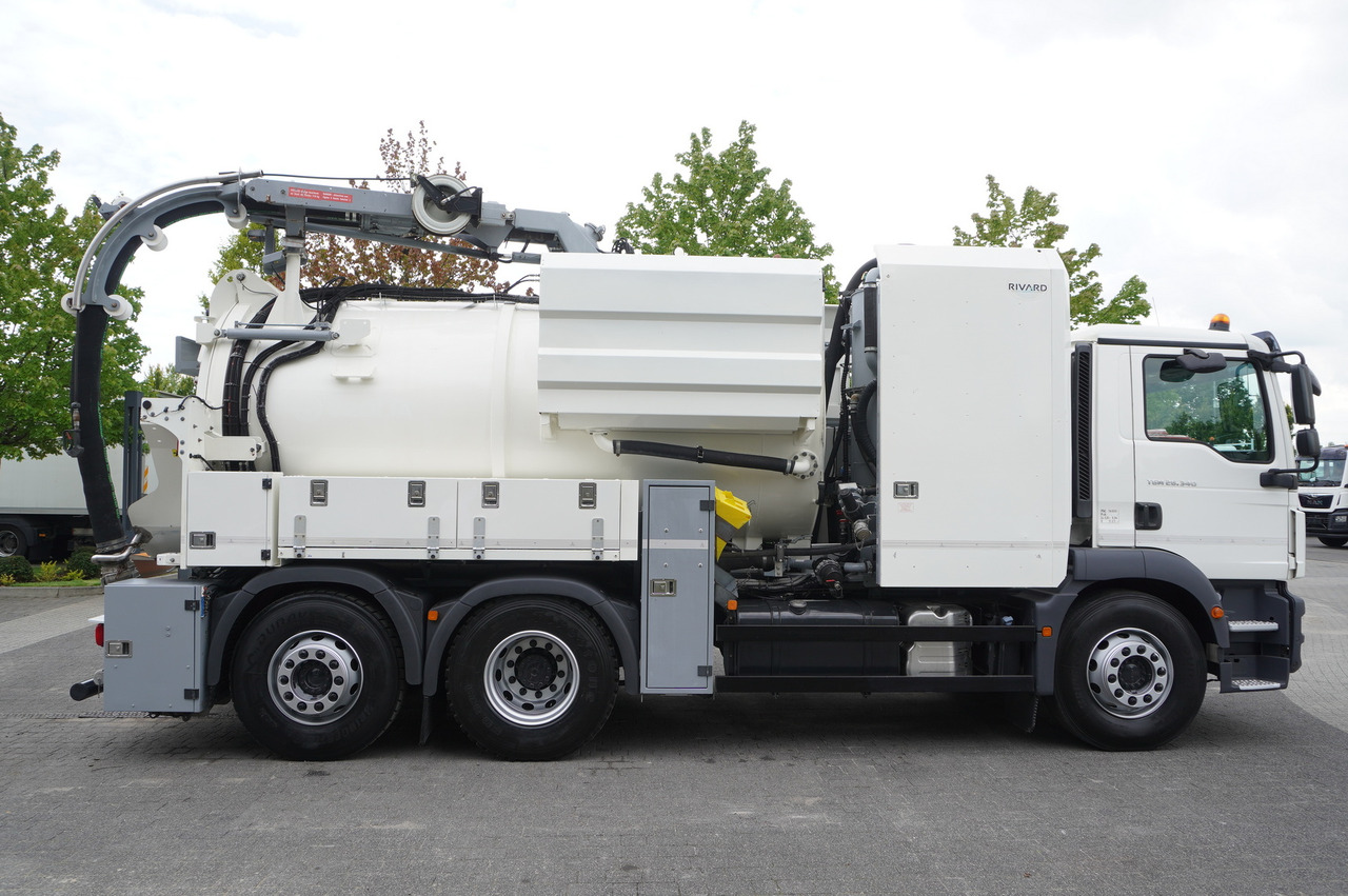 MAN TGM 26.340 E6 / RIVARD sewage cleaner 11.8 m3 / 170 tho. km / steered axle - شاحنة الشفط: صورة 2 MAN TGM 26.340 E6 / RIVARD sewage cleaner 11.8 m3 / 170 tho. km / steered axle - شاحنة الشفط: صورة 2