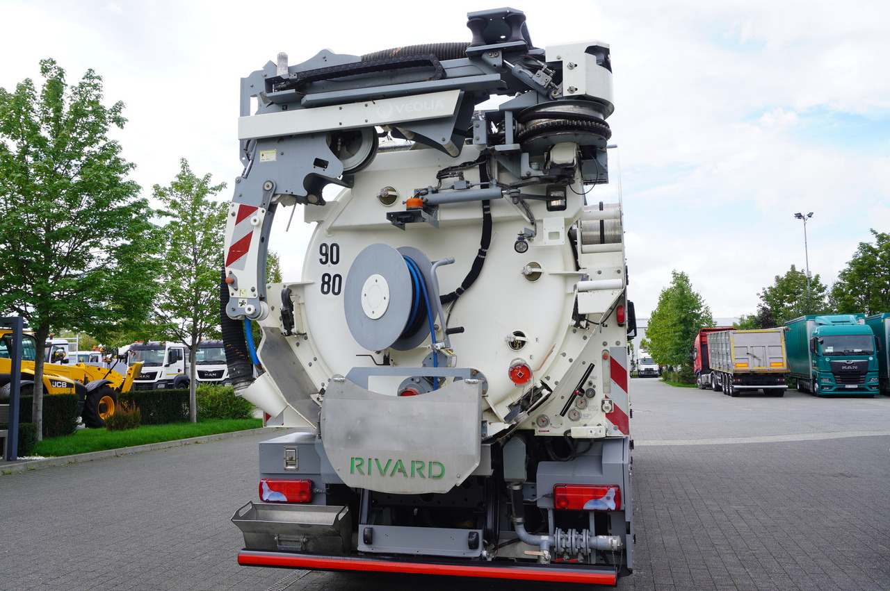 شاحنة الشفط MAN TGS 26.360 E6 / RIVARD sewage cleaner 18 m3 / 115 tho. km / steering axle / 2 units: صورة 6