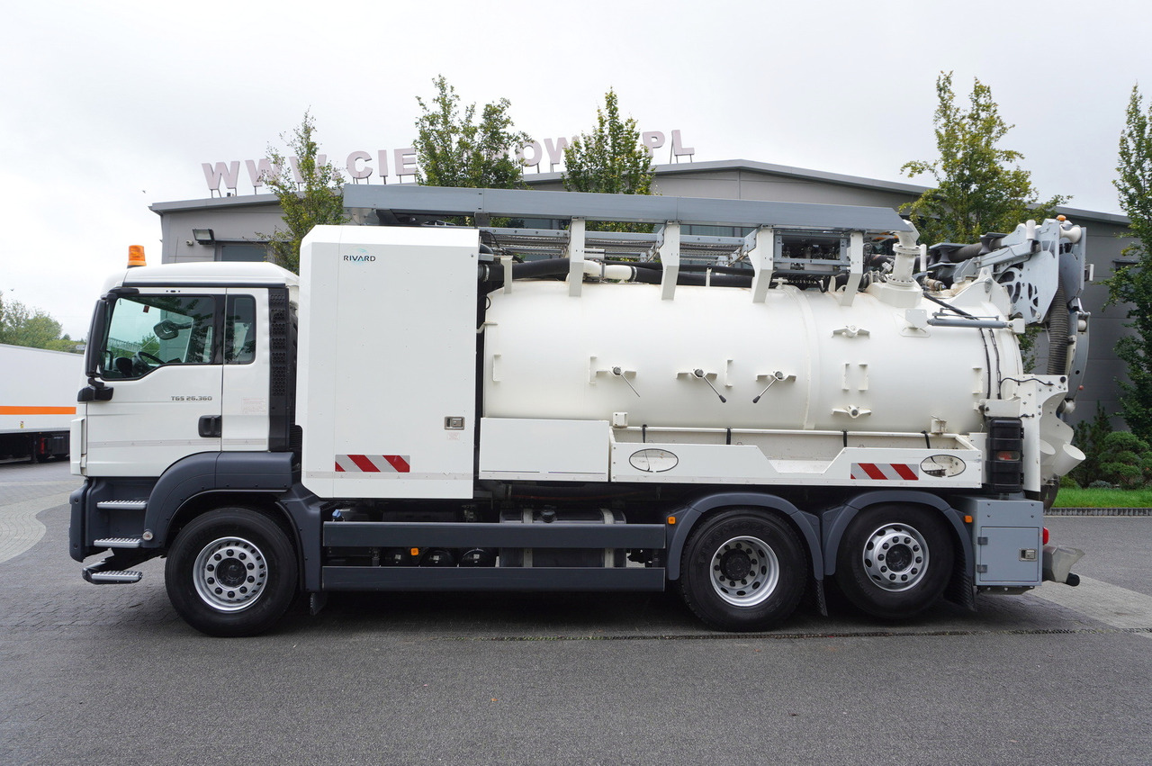 MAN TGS 26.360 E6 / RIVARD sewage cleaner 18 m3 / 180 tho. km / steering axle / 2 units - شاحنة الشفط: صورة 3 MAN TGS 26.360 E6 / RIVARD sewage cleaner 18 m3 / 180 tho. km / steering axle / 2 units - شاحنة الشفط: صورة 3