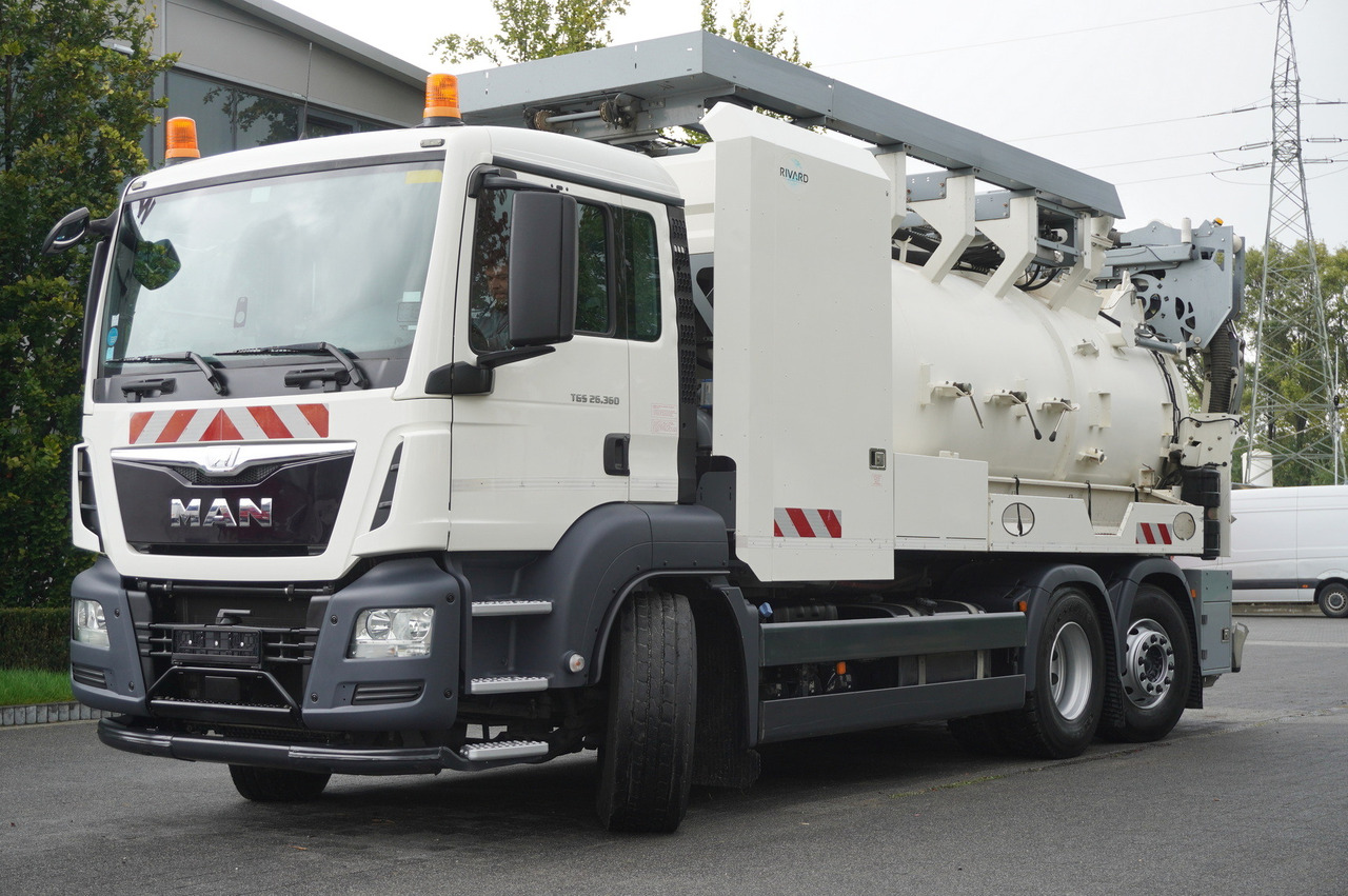 MAN TGS 26.360 E6 / RIVARD sewage cleaner 18 m3 / 90 tho. km / steering axle / 2 units - شاحنة الشفط: صورة 2 MAN TGS 26.360 E6 / RIVARD sewage cleaner 18 m3 / 90 tho. km / steering axle / 2 units - شاحنة الشفط: صورة 2