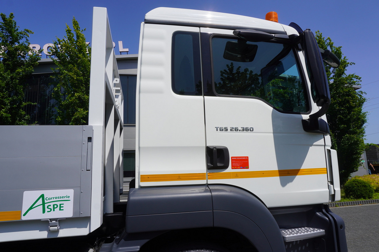 شاحنات مسطحة, شاحنة كرين MAN TGS 26.360 Flatbed / Fassi F175 7.7 T / steered 3rd axle: صورة 17 شاحنات مسطحة, شاحنة كرين MAN TGS 26.360 Flatbed / Fassi F175 7.7 T / steered 3rd axle: صورة 17