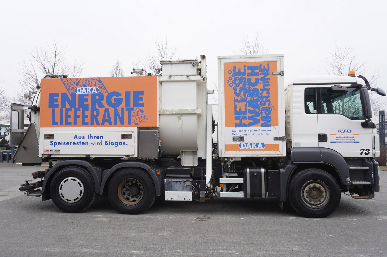 MAN TGS 26.360 / Holzmann Fahrzeugbau HBS 28/120.00 kitchen waste vehicle / Euro 5 - شاحنة النفايات: صورة 5 MAN TGS 26.360 / Holzmann Fahrzeugbau HBS 28/120.00 kitchen waste vehicle / Euro 5 - شاحنة النفايات: صورة 5
