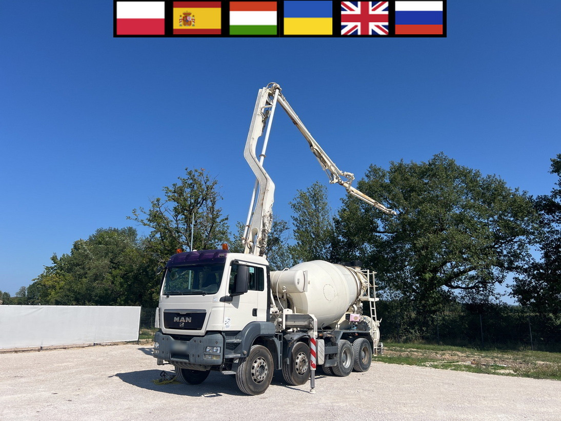 MAN TGS 32.400 8x4 Concrete Mixer Pump truck / 426 MTH !!! / 18 meters - مضخة خرسانة: صورة 1 MAN TGS 32.400 8x4 Concrete Mixer Pump truck / 426 MTH !!! / 18 meters - مضخة خرسانة: صورة 1