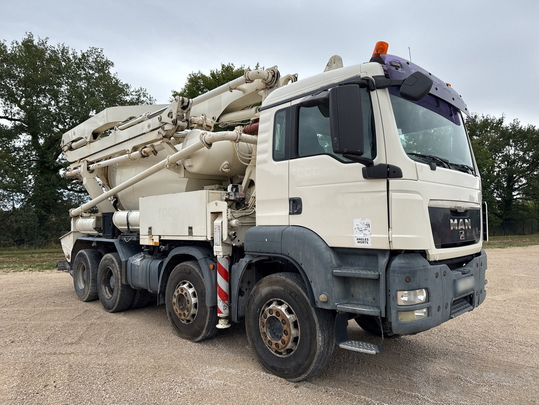 MAN TGS 32.400 8x4 Concrete Mixer Pump truck / 426 MTH !!! / 18 meters - شاحنة خلاطة خرسانة: صورة 4 MAN TGS 32.400 8x4 Concrete Mixer Pump truck / 426 MTH !!! / 18 meters - شاحنة خلاطة خرسانة: صورة 4