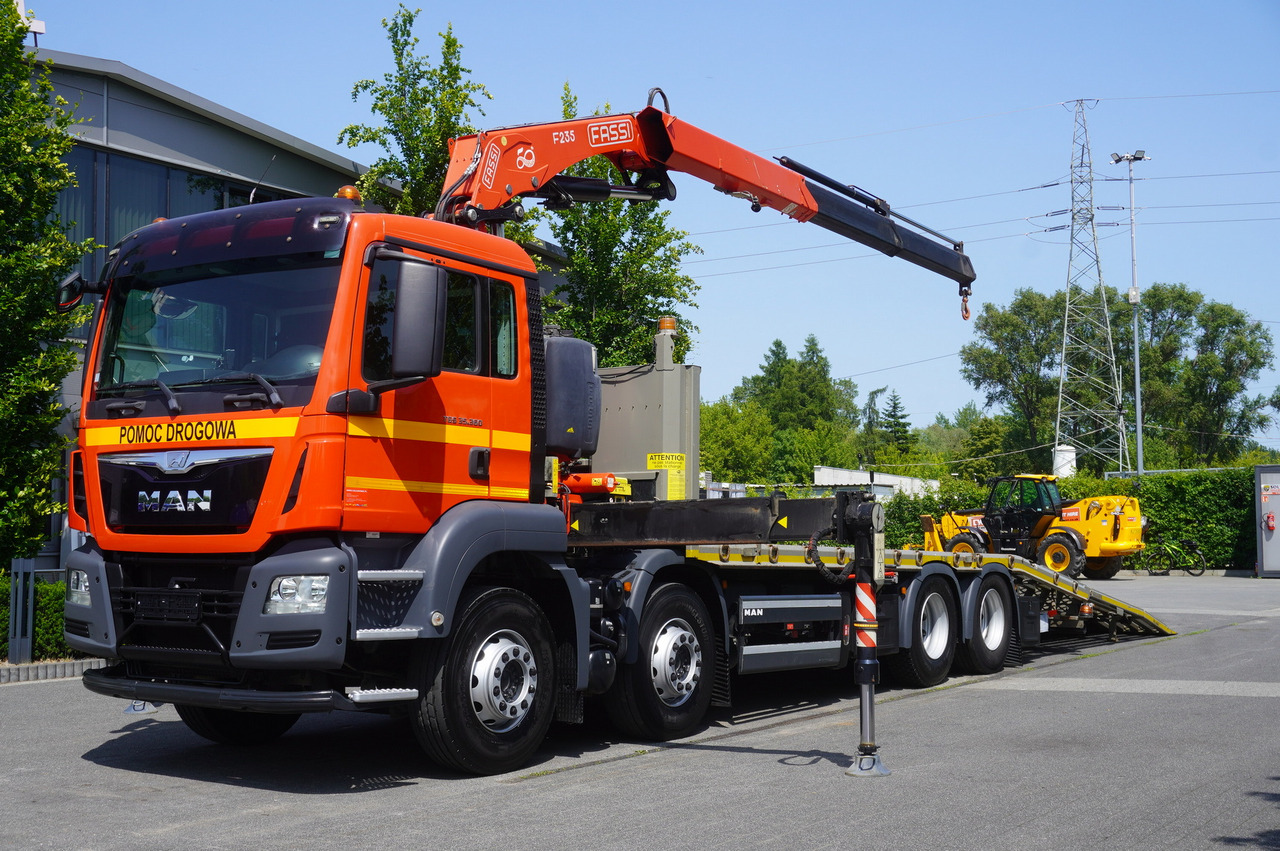 MAN TGS 35.360 E6 8x2 / FASSI F235 crane / 6.5 T cap. / 8.3 m reach - شاحنة نقل سيارات شاحنة, شاحنة كرين: صورة 2 MAN TGS 35.360 E6 8x2 / FASSI F235 crane / 6.5 T cap. / 8.3 m reach - شاحنة نقل سيارات شاحنة, شاحنة كرين: صورة 2