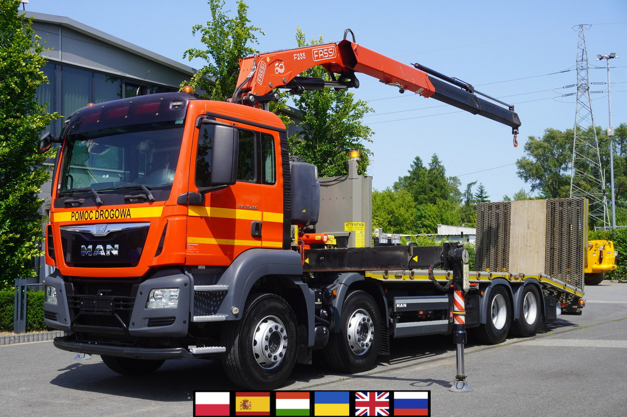 MAN TGS 35.360 E6 8x2 / FASSI F235 crane / 6.5 T cap. / 8.3 m reach - شاحنة كرين: صورة 1 MAN TGS 35.360 E6 8x2 / FASSI F235 crane / 6.5 T cap. / 8.3 m reach - شاحنة كرين: صورة 1
