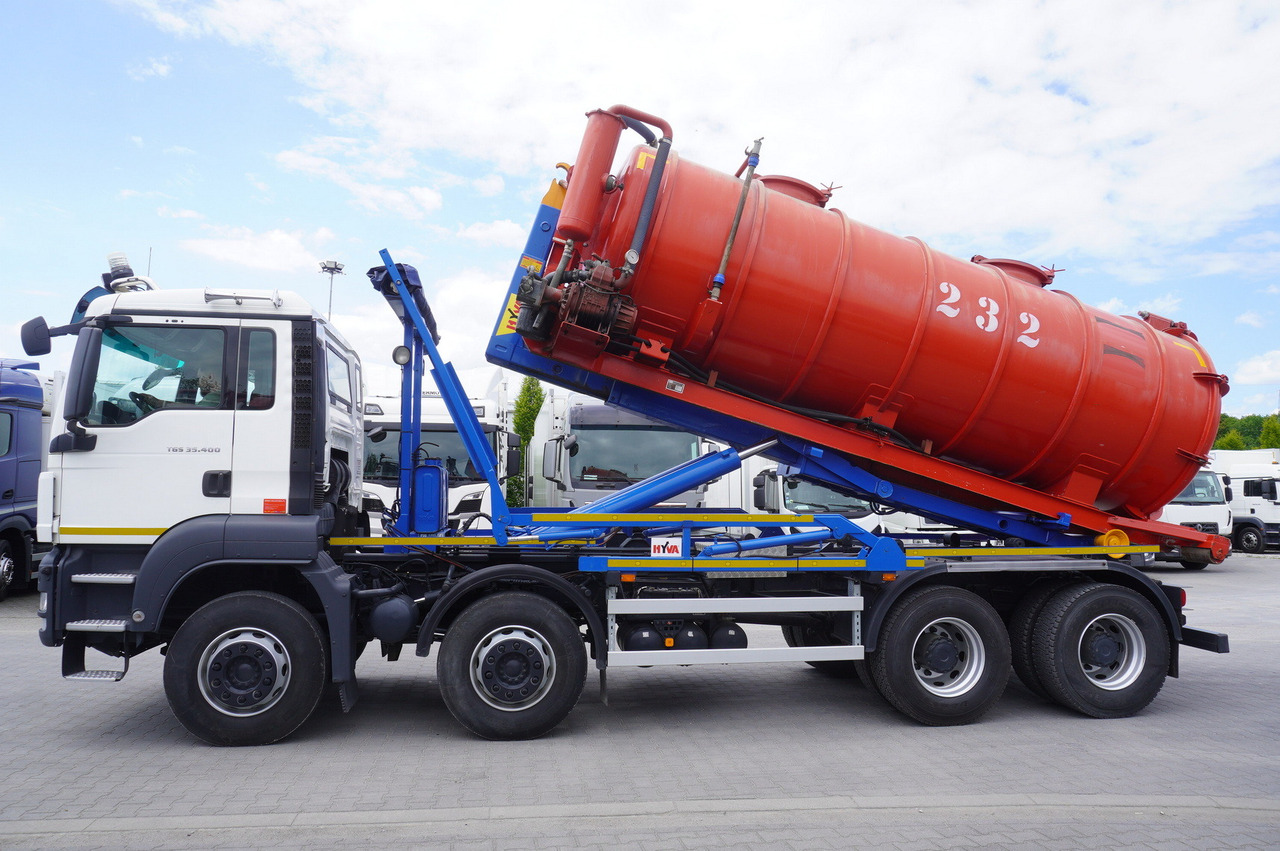MAN TGS 35.400 8 × 4 E5 / HYVA HOOK LIFT 32.56 SE / Septic barrel 13000 L - صهريج السماد السائل: صورة 3 MAN TGS 35.400 8 × 4 E5 / HYVA HOOK LIFT 32.56 SE / Septic barrel 13000 L - صهريج السماد السائل: صورة 3