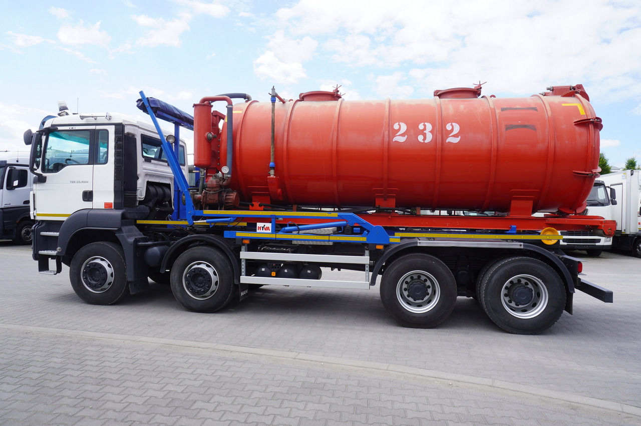 MAN TGS 35.400 8 × 4 E5 / HYVA HOOK LIFT 32.56 SE / Septic barrel 13000 L - صهريج السماد السائل: صورة 4 MAN TGS 35.400 8 × 4 E5 / HYVA HOOK LIFT 32.56 SE / Septic barrel 13000 L - صهريج السماد السائل: صورة 4