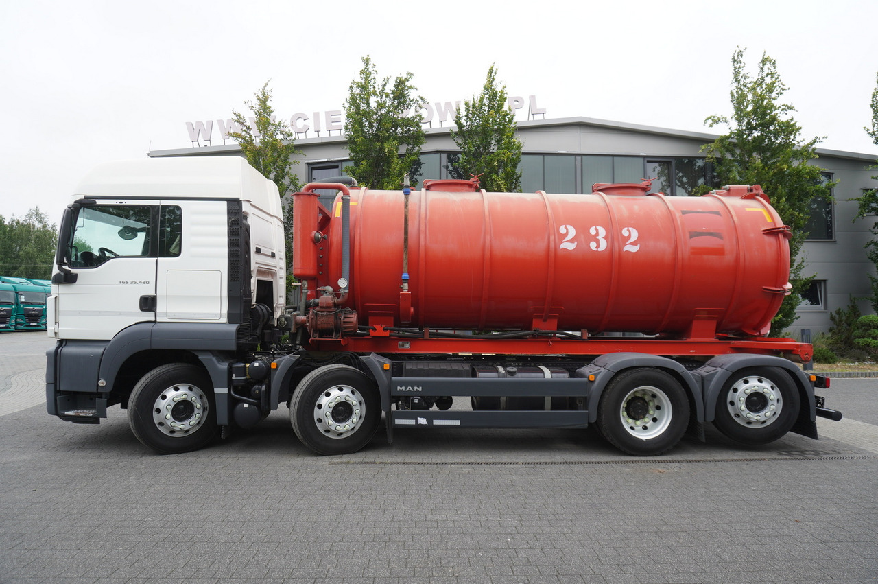 MAN TGS 35.420 8×2 / NEW septic barrel 13000 L / 3 steered axles - حاقن الطين: صورة 2 MAN TGS 35.420 8×2 / NEW septic barrel 13000 L / 3 steered axles - حاقن الطين: صورة 2