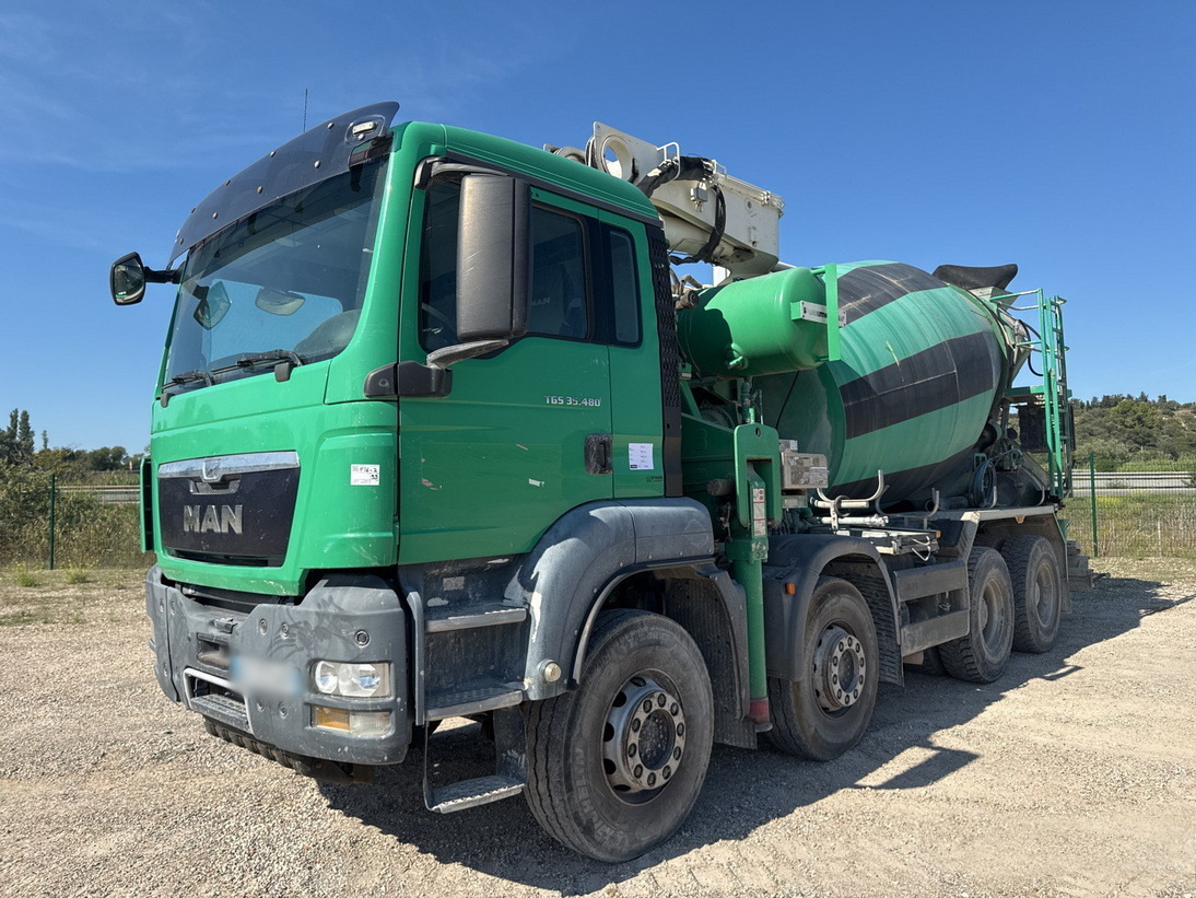 MAN TGS 35.480 8x4 Concrete Mixer Pump truck / Putzmeister M24-3 / 1600 MTH! - شاحنة خلاطة خرسانة: صورة 2 MAN TGS 35.480 8x4 Concrete Mixer Pump truck / Putzmeister M24-3 / 1600 MTH! - شاحنة خلاطة خرسانة: صورة 2