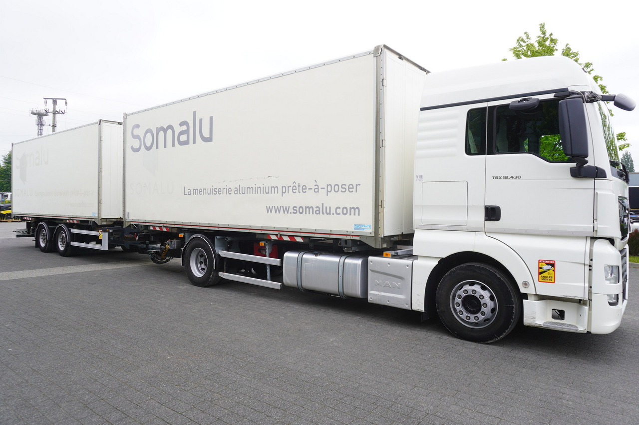 MAN TGX 18.430 / 18 EPAL box / Fruehauf 18 EPAL box trailer / 2021 - شاحنة مقفلة: صورة 4 MAN TGX 18.430 / 18 EPAL box / Fruehauf 18 EPAL box trailer / 2021 - شاحنة مقفلة: صورة 4