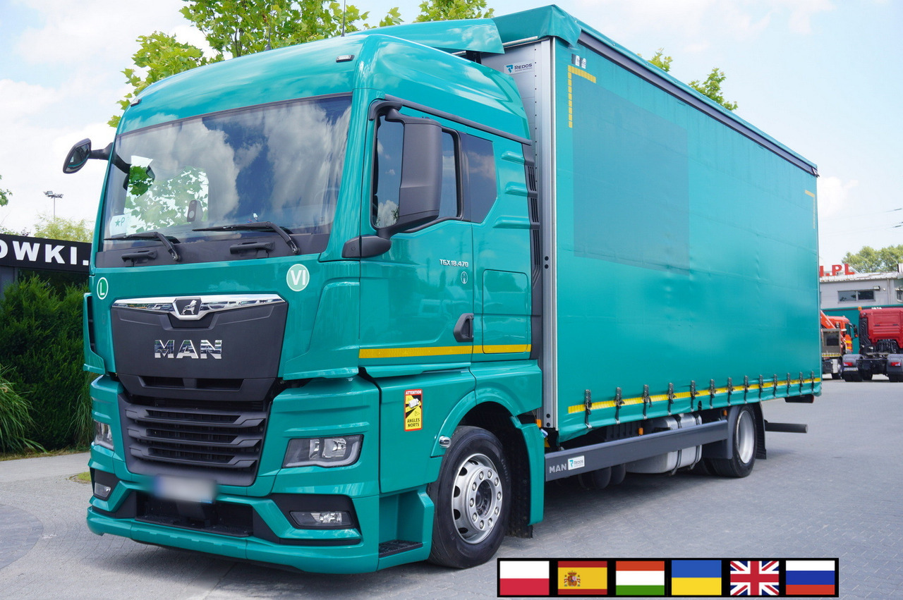 MAN TGX 18.470 / 2022 / Curtainsider 19 EPAL / Retarder / 15 units - شاحنة ستارة: صورة 1 MAN TGX 18.470 / 2022 / Curtainsider 19 EPAL / Retarder / 15 units - شاحنة ستارة: صورة 1